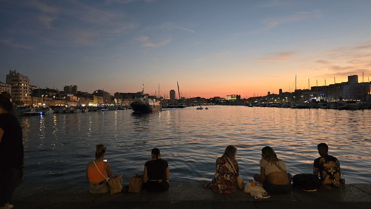 마르세유 구항구 야경