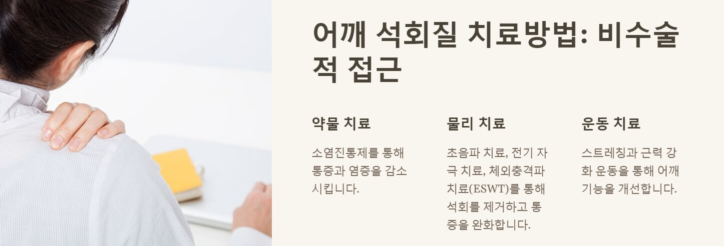 어깨 석회질치료방법