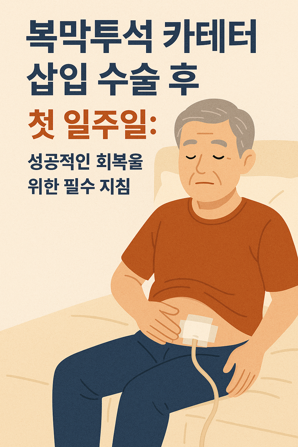 복막투석 카테터 삽입 수술 후 첫 일주일: 성공적인 회복을 위한 필수 지침