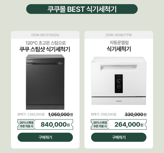 쿠쿠 설 선물 대첩 할인 제품