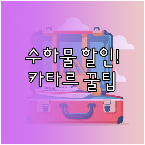 카타르항공 위탁수하물 초과 요금 할인..