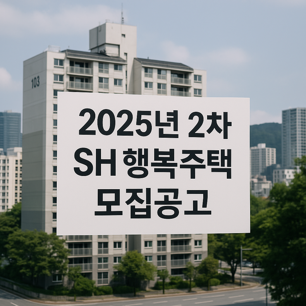 2025년 2차 SH 행복주택 모집 시작