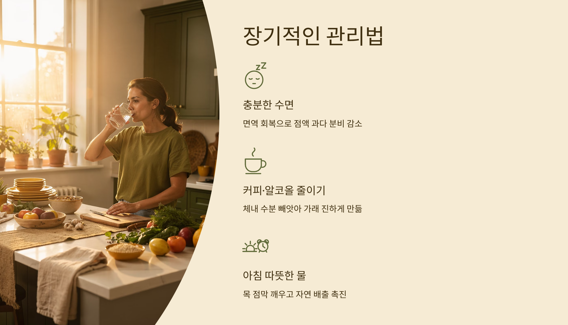 가래를 없애는 방법 장기적 방법