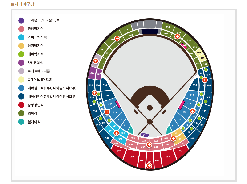 사직야구장 좌석배치도 총정리 ❘ 뷰 좋은 자리&middot;가격별 추천
