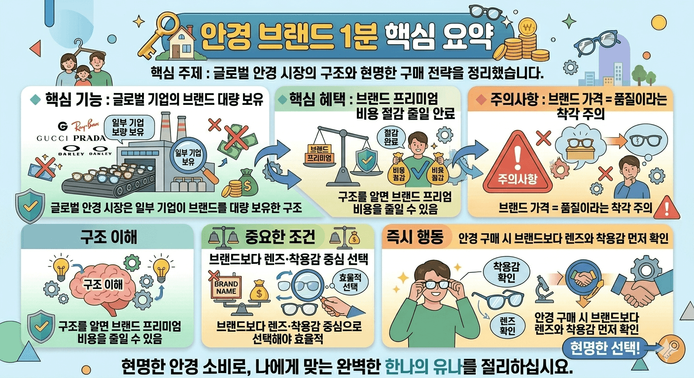 안경값 50% 줄이는 법 ❘ 브랜드 뒤에 숨은 독점 구조 분석