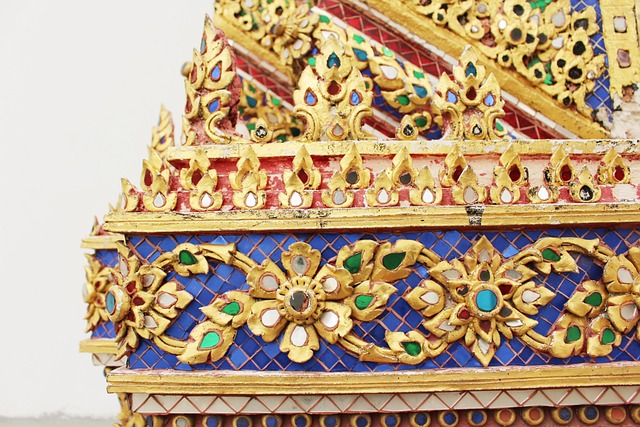 태국 사원의 지붕 양식 관련