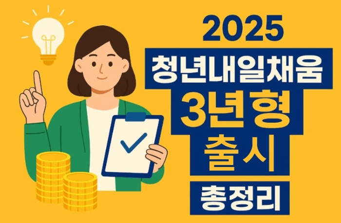 2025 청년내일채움공제 완벽 가이드｜3년형 출시 &amp; 고용24 신청 절차까지 총정리