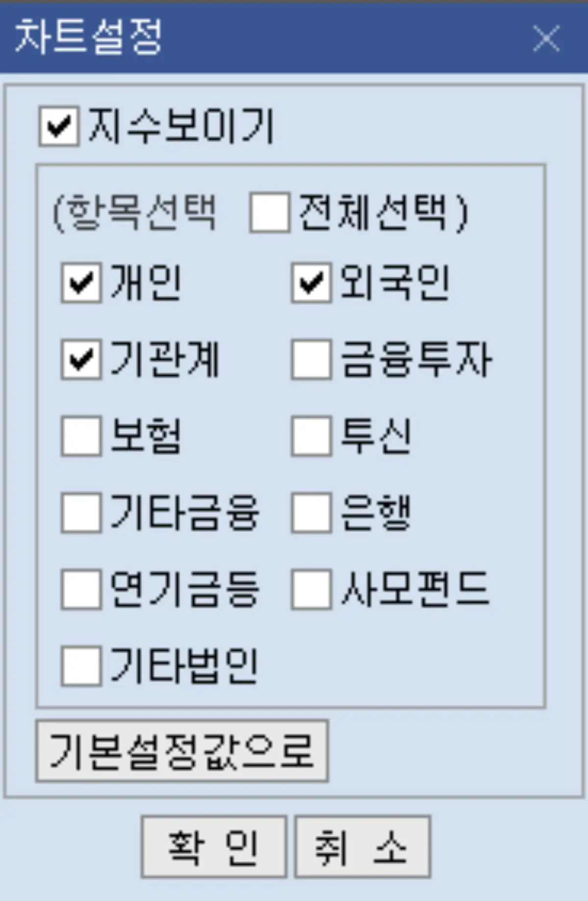 수급 주체 선택