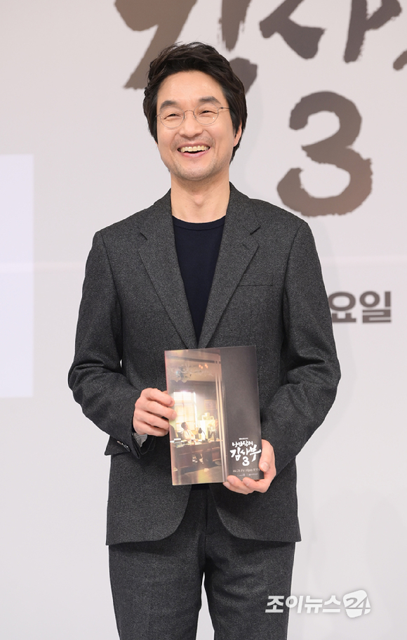 배우 한석규가 26일 오후 서울 목동 SBS 사옥에서 열린 SBS 새 금토드라마 &#39;낭만닥터 김사부3&#39; 제작발표회에 참석하고 있다. [사진=정소희 기자]