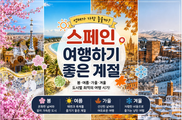 스페인 여행하기 좋은 계절