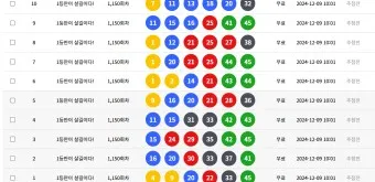 로또 당첨 번호 제외 수 고정 수_39