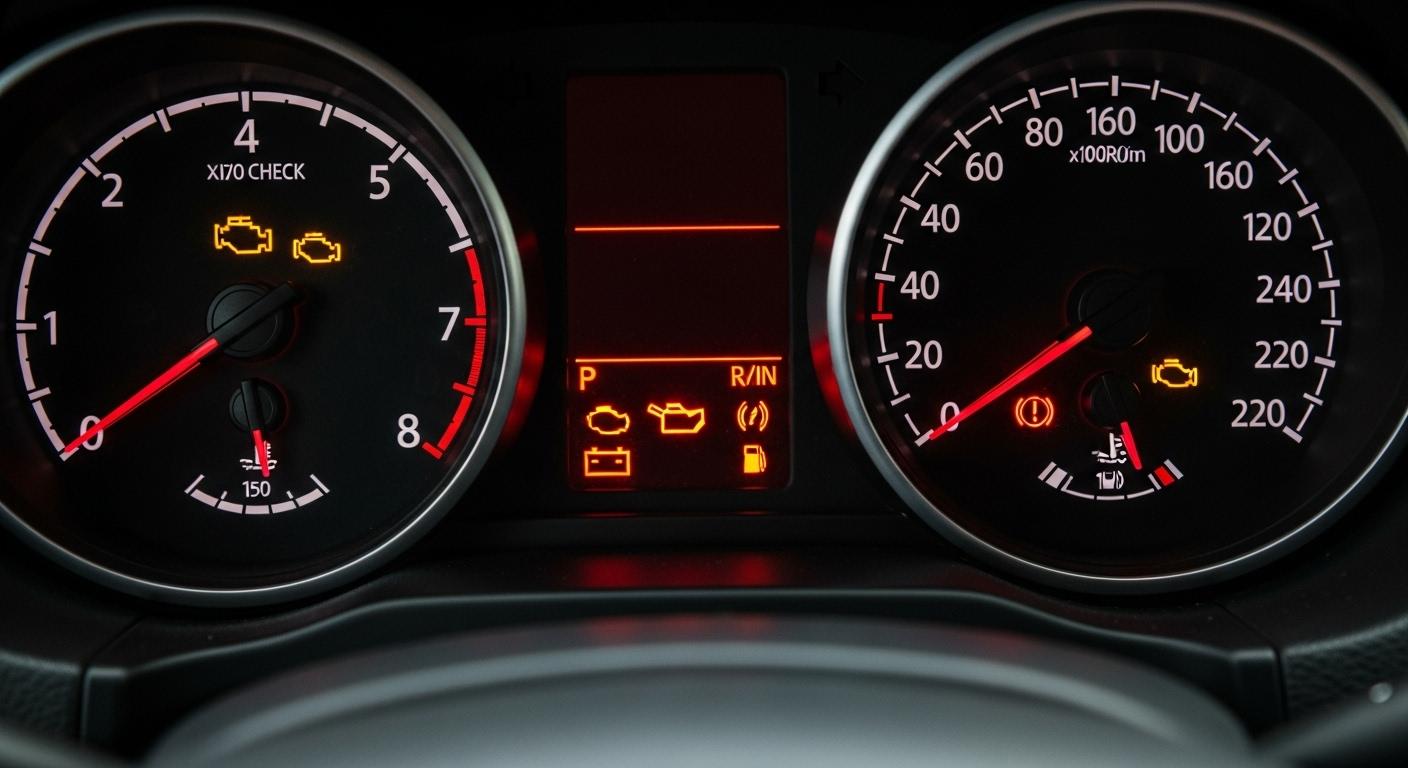 자동차 엔진경고등 표시