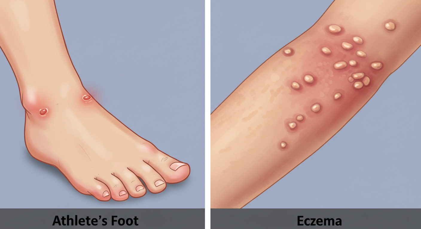 무좀과 습진, 헷갈리는 발 가려움증! 확실한 차이점과 관리법 총정리