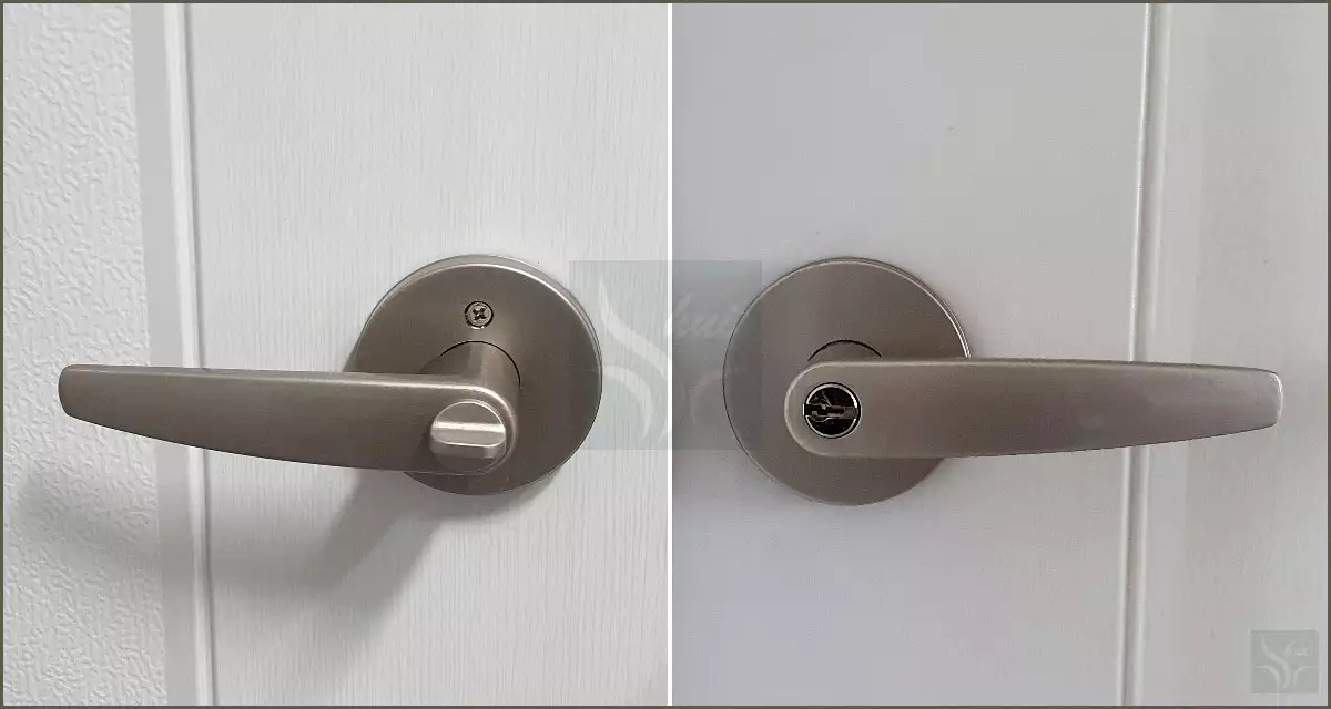 문고리 교체 완료