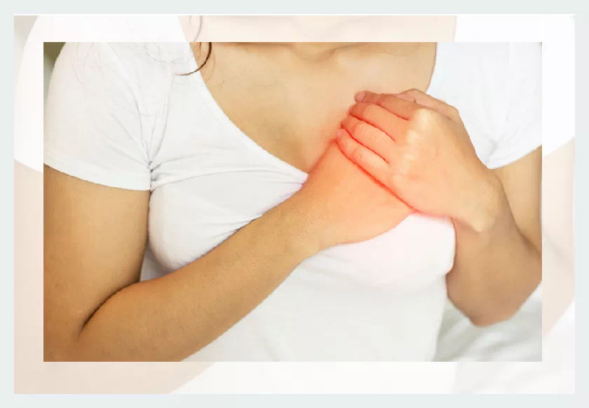 왼쪽 윗가슴 통증