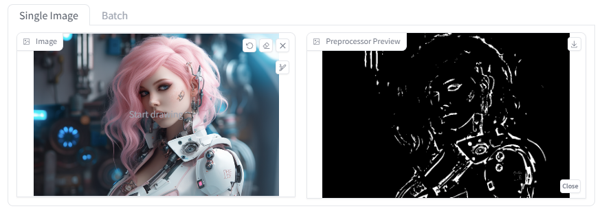 ControlNet - Scribble xDoG 전처리기