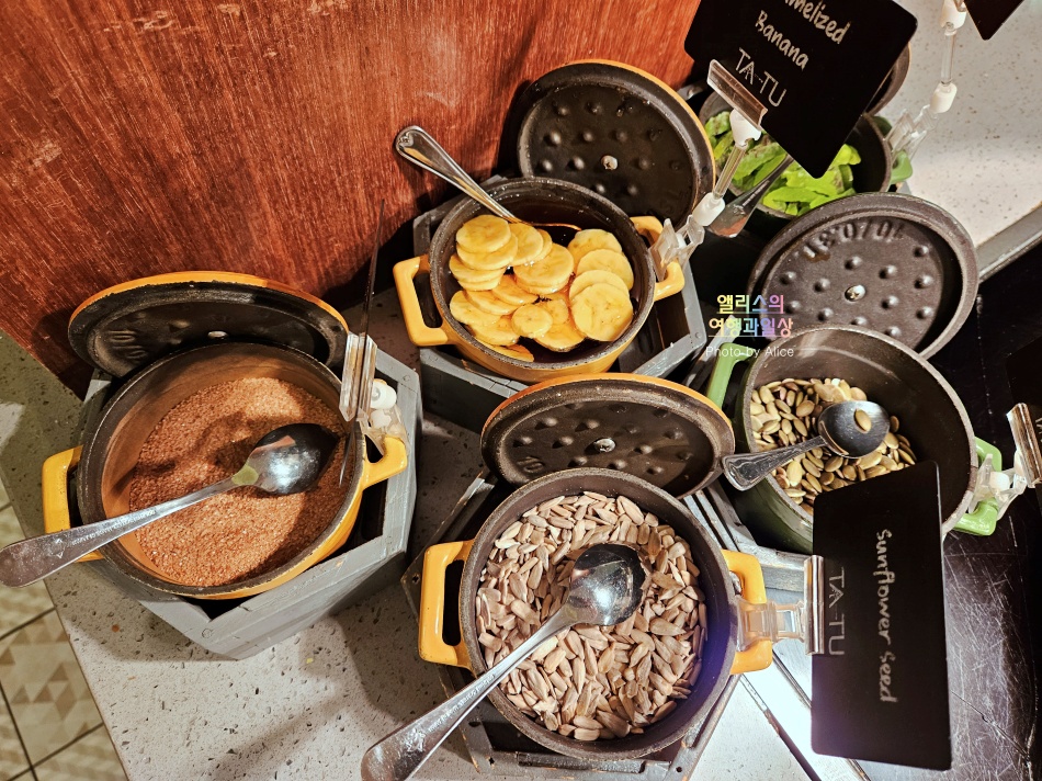 샹그릴라 탄중아루 코타키나발루 리조트 조식 메뉴 후기 - 대만족