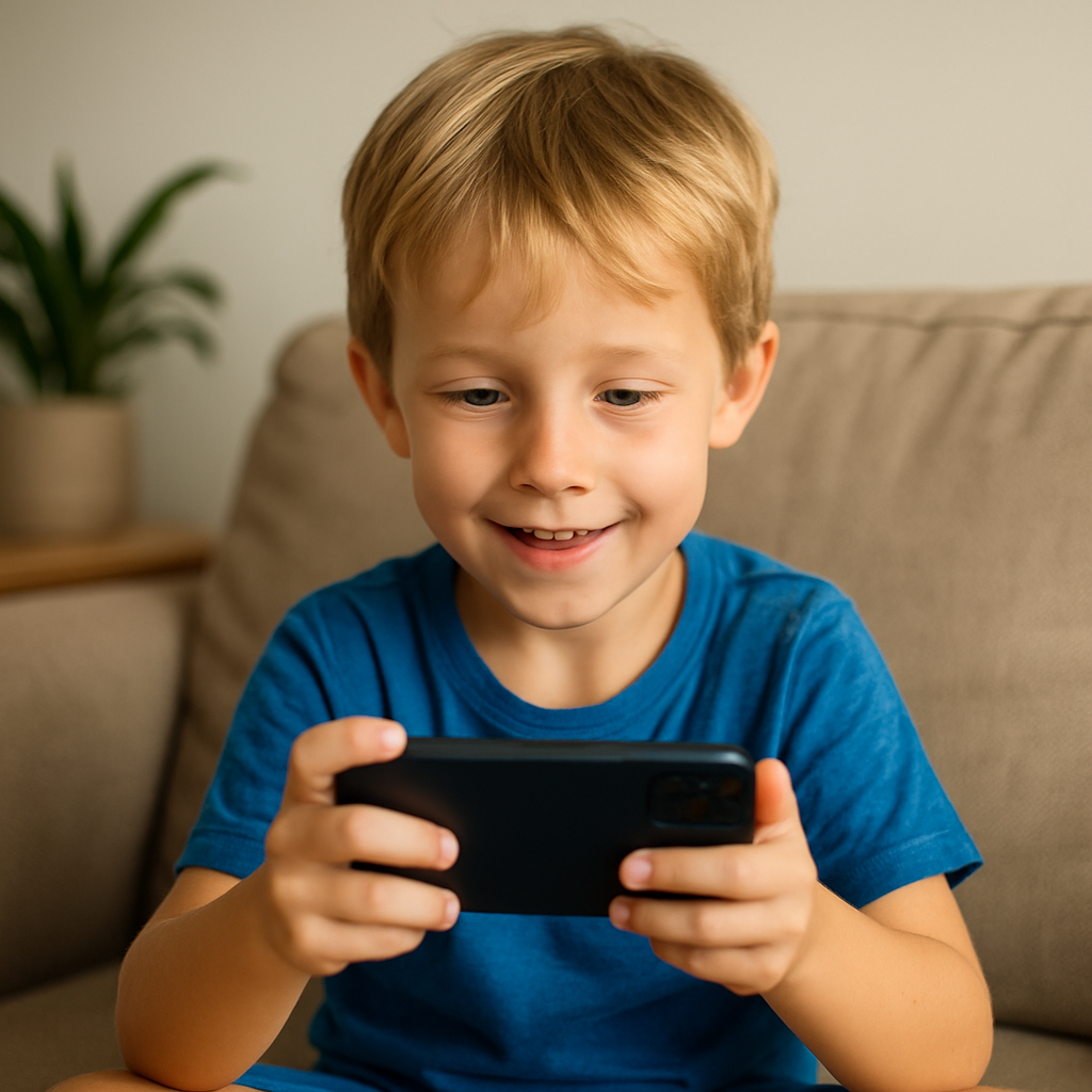 유아 휴대폰 사용