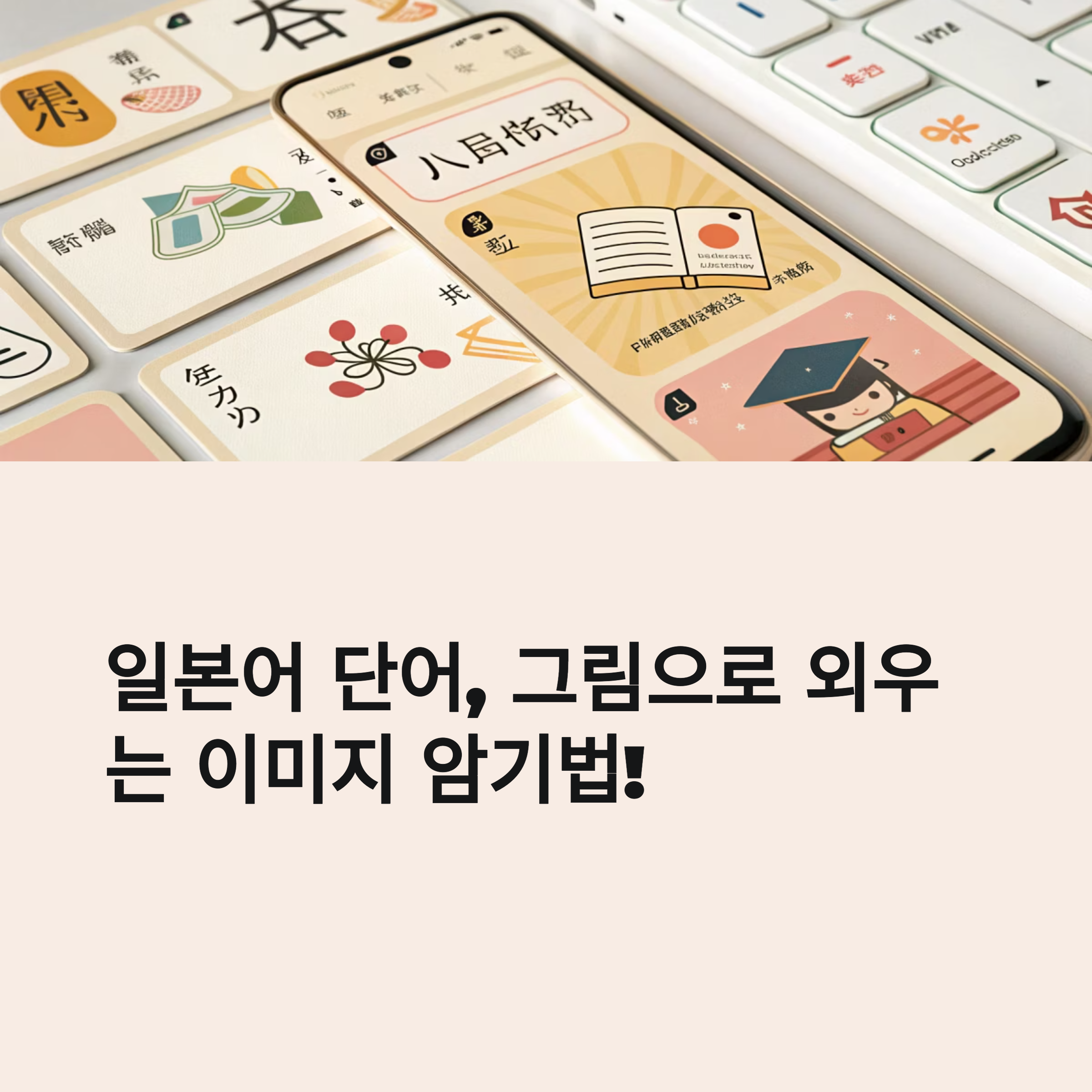 일본어 단어, 그림으로 외우는 이미지 암기법! 쉽게 오래 기억하는 비결