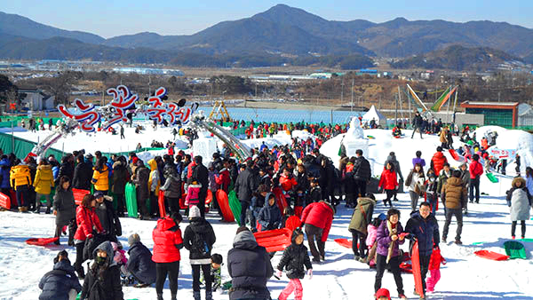 지리산 남원 바래봉 눈꽃축제