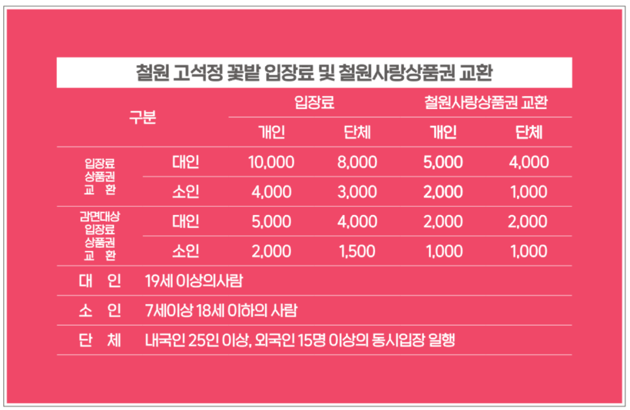 고석정 꽃밭 축제
