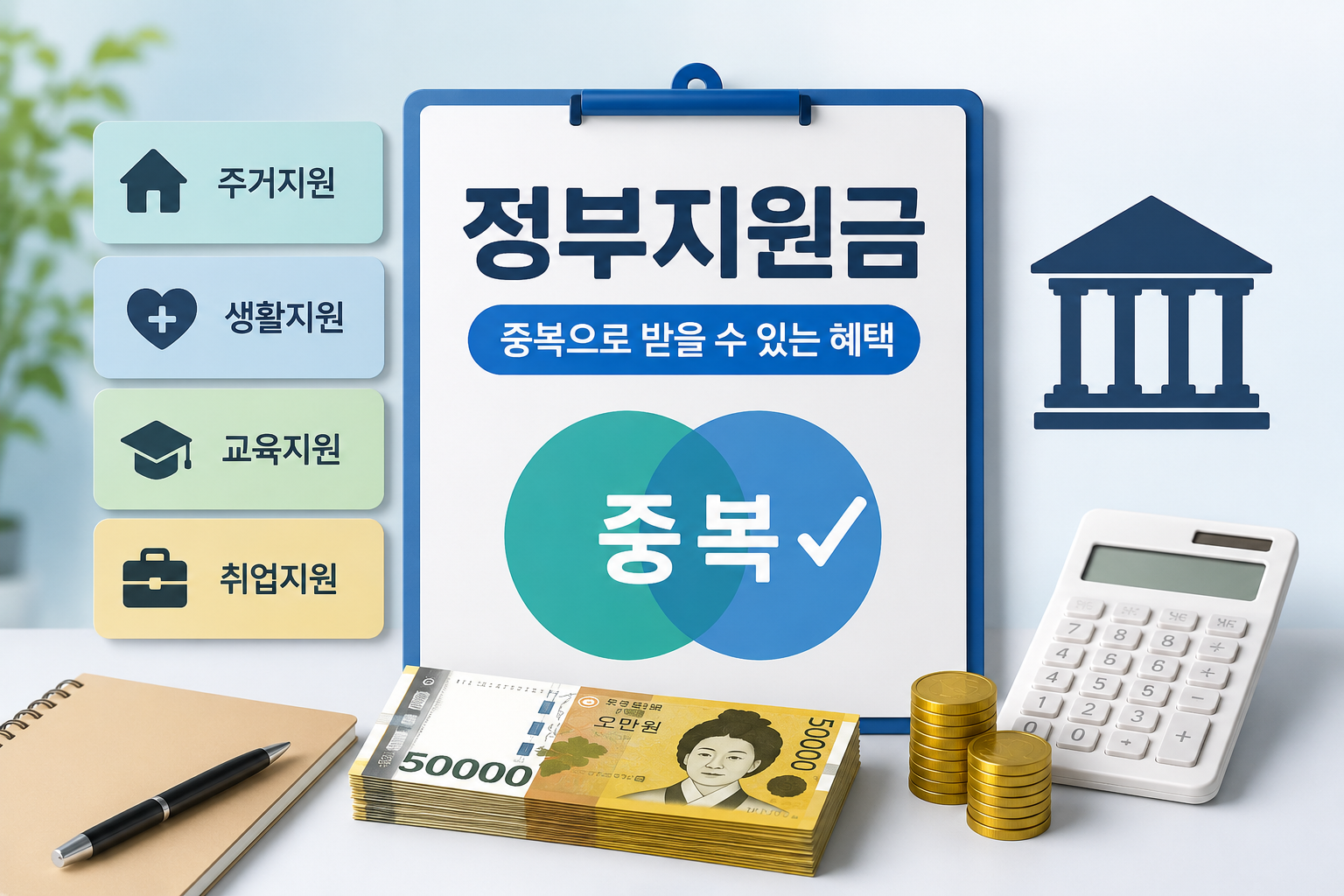정부지원금 중복으로 받을 수 있는 혜택 총정리