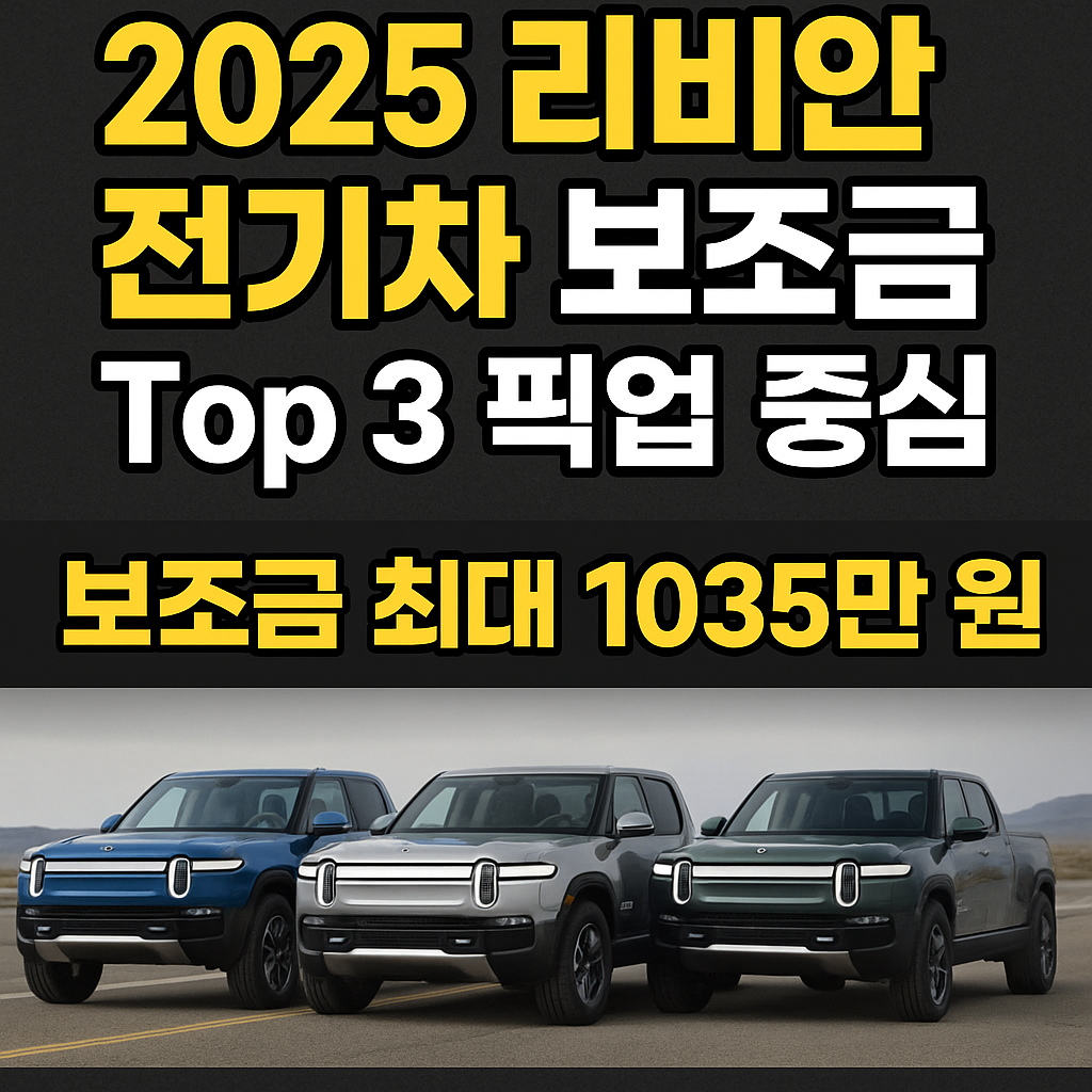 2025 리비안 전기차 보조금