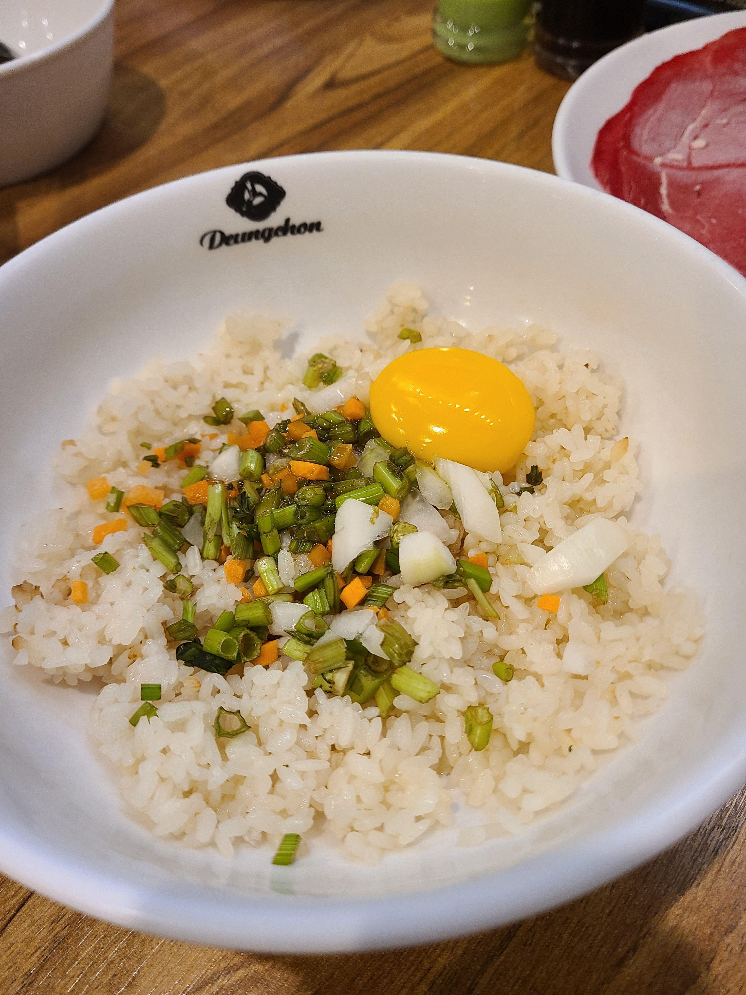 샤브샤브 볶음밥