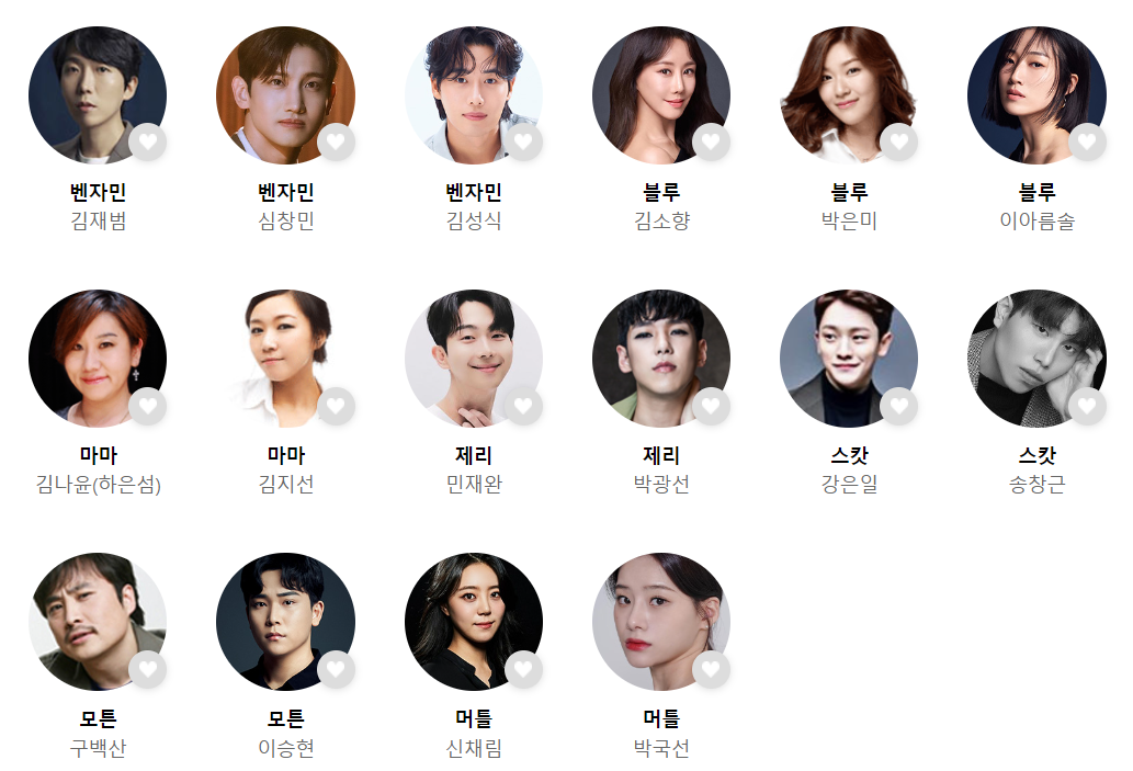 뮤지컬 벤자민버튼 인터파크 예매하기, 캐스팅, 티켓 가격 및 좌석배치도, 티켓 할인 정보