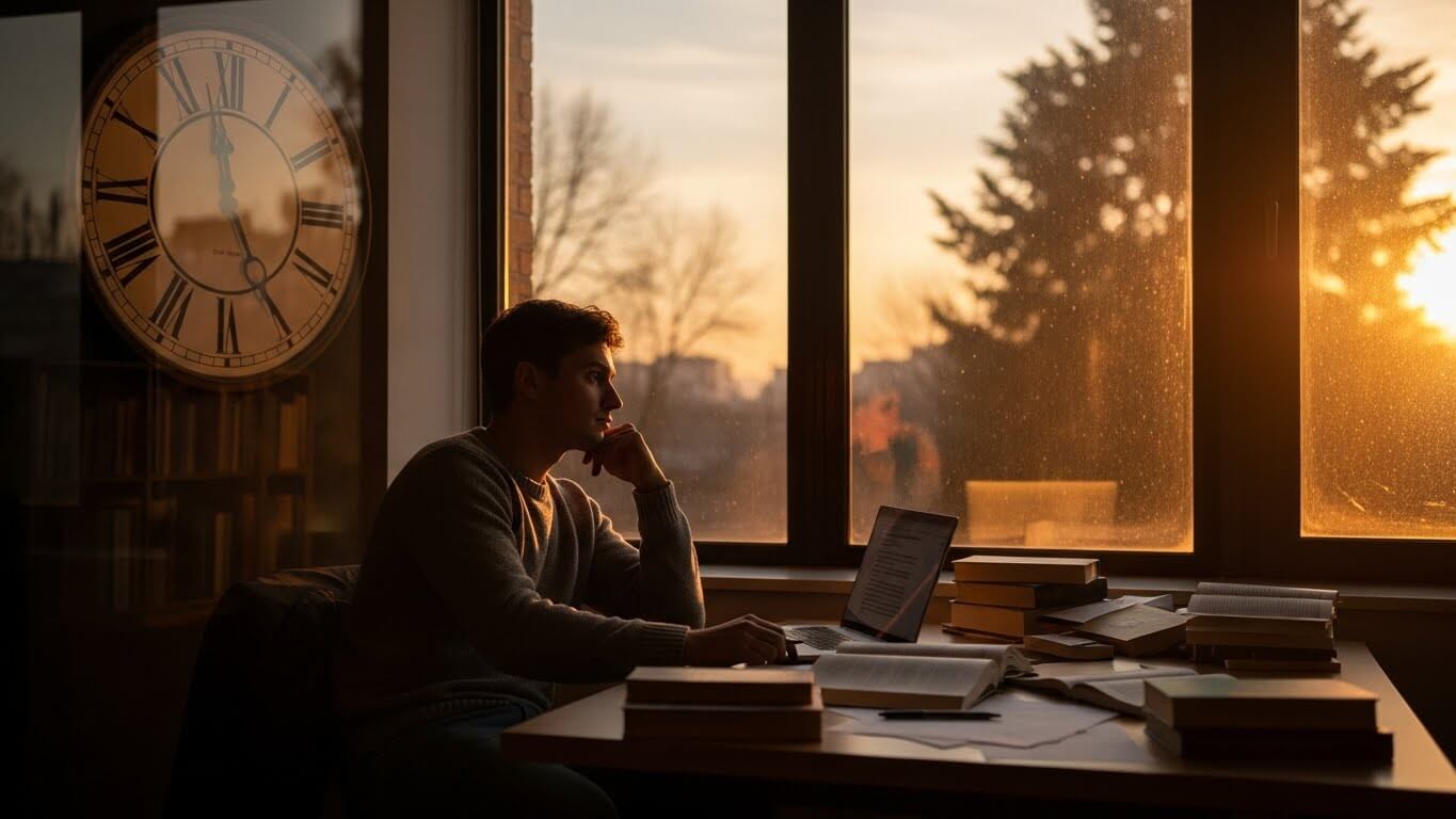 시간이 빠르게 느껴지는 날의 감정 상태 기록