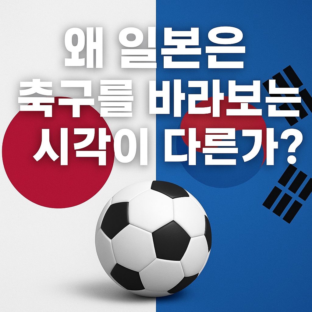 왜 일본은 축구를 바라보는 시각이 다른가?