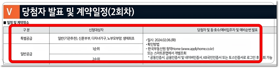 이편한세상 원주 프리모원 아파트 당첨자 발표 및 계약일정