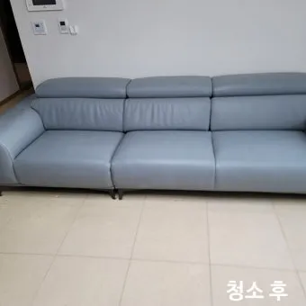 가죽소파 오염 전용클리너와 크림 관리 린트 제거 팁_12