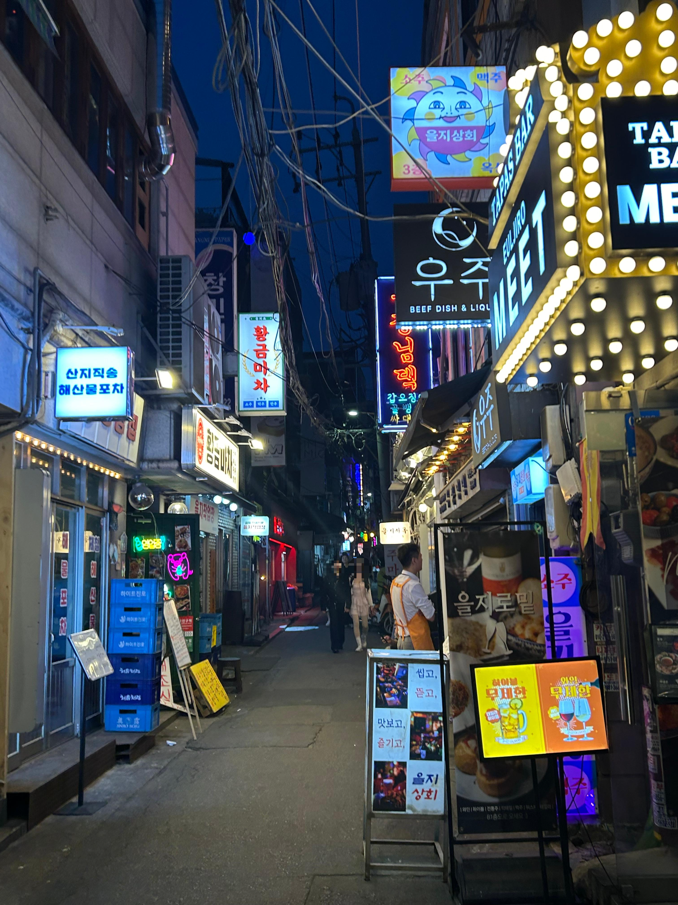 화려한 을지로 간판