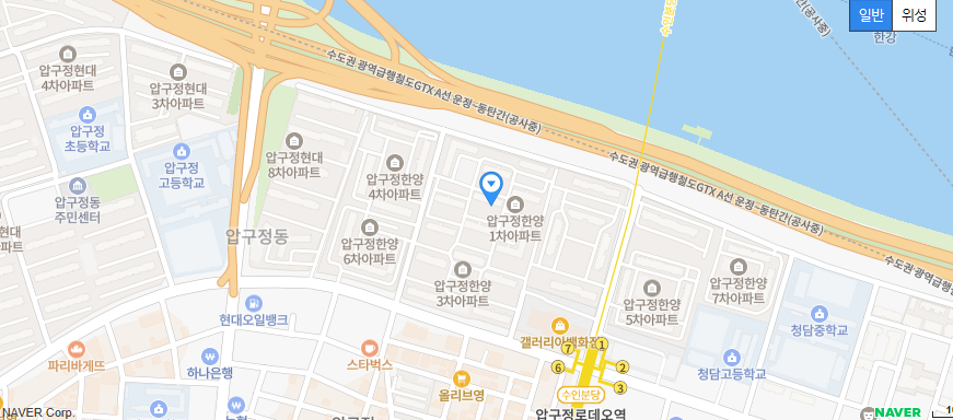 압구정 5구역 재건축 위치