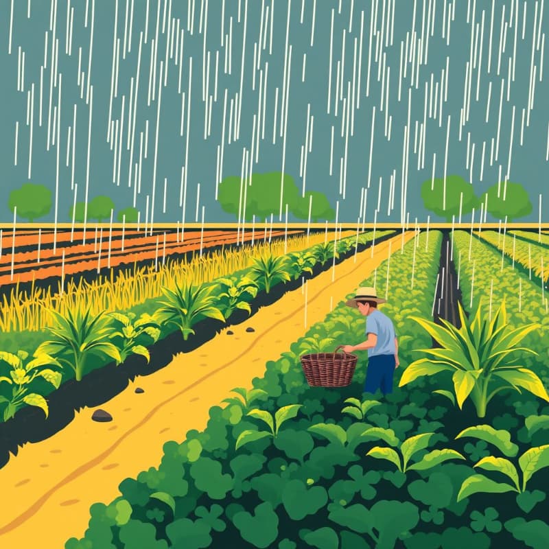 장마 전 꼭 해야 할 텃밭 준비 7가지 – 주말농장 작물 지키는 꿀팁