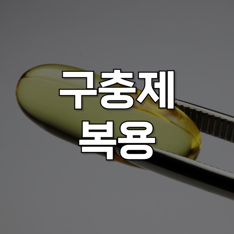 구충제 꼭 먹어야 할까? 전문가가 알려주는 복용 가이드 총정리