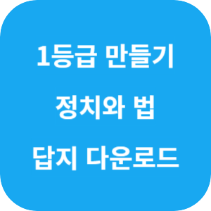 1등급 만들기 정치와 법 800제 2025 답지 섬네일