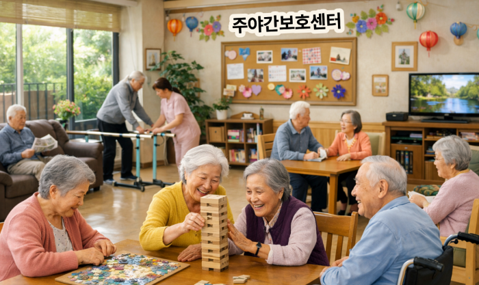 주야간보호센터 모습