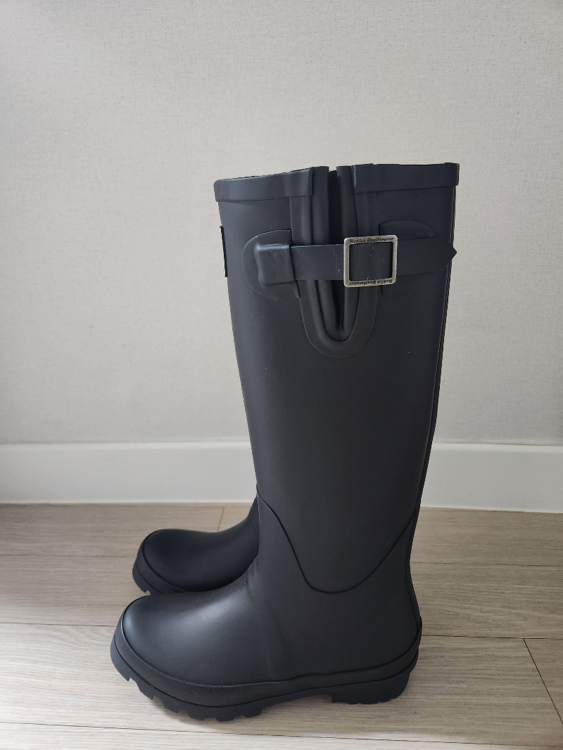 락피쉬 레인부츠 오리지널 레인부츠 롱 블랙