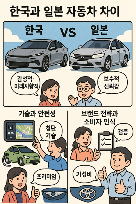 한국과 일본 자동차 차이