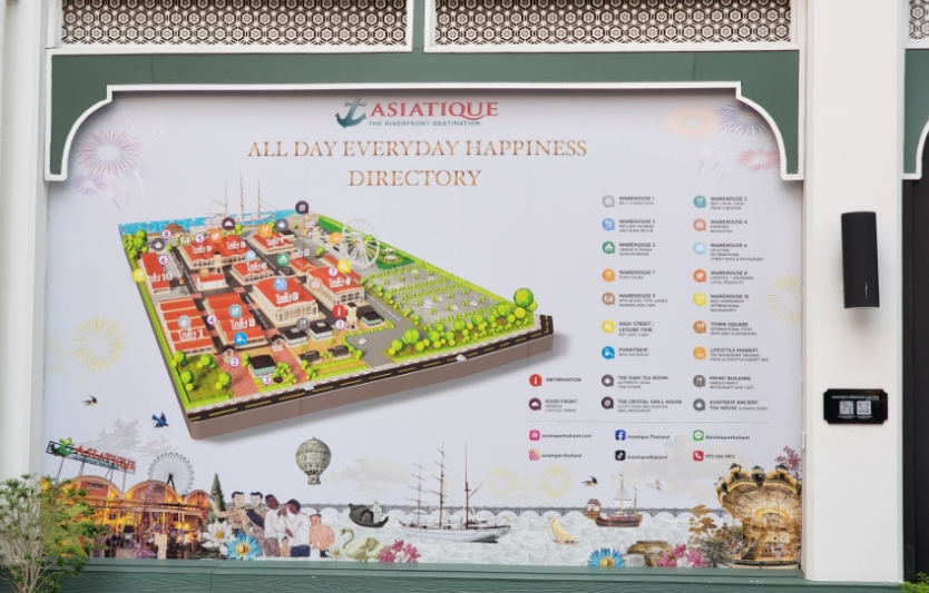 아시아티크 안내도 사진