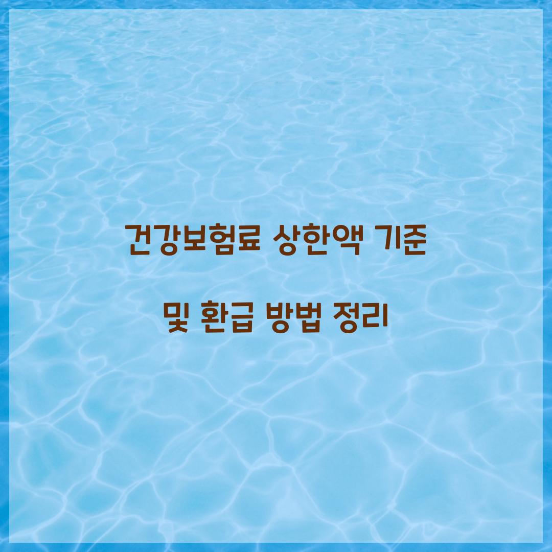 건강보험료 상한액