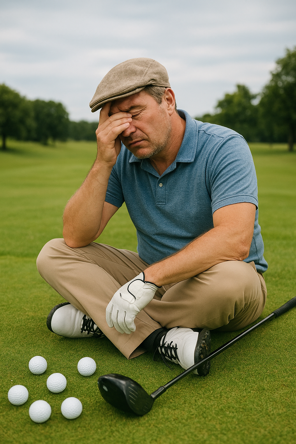 피곤한 주말 골퍼