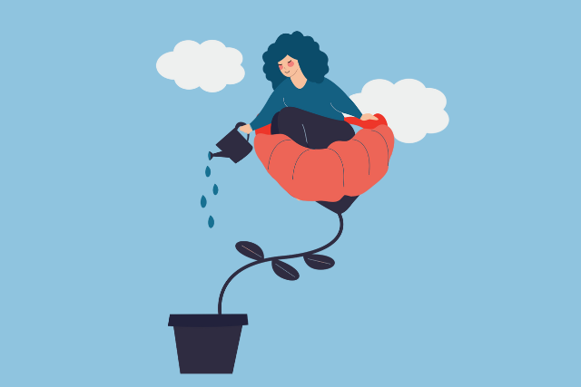 쉬어도 되는 순간에 다시 참아버리는 행동