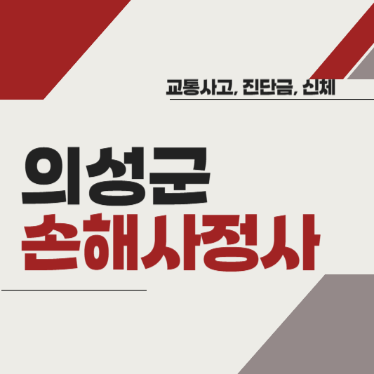 의성군 손해사정사 추천 BEST5 ❘ 교통사고 ❘ 질병 ❘ 암 진단비 ❘ 비용 ❘ 수수료 총정리