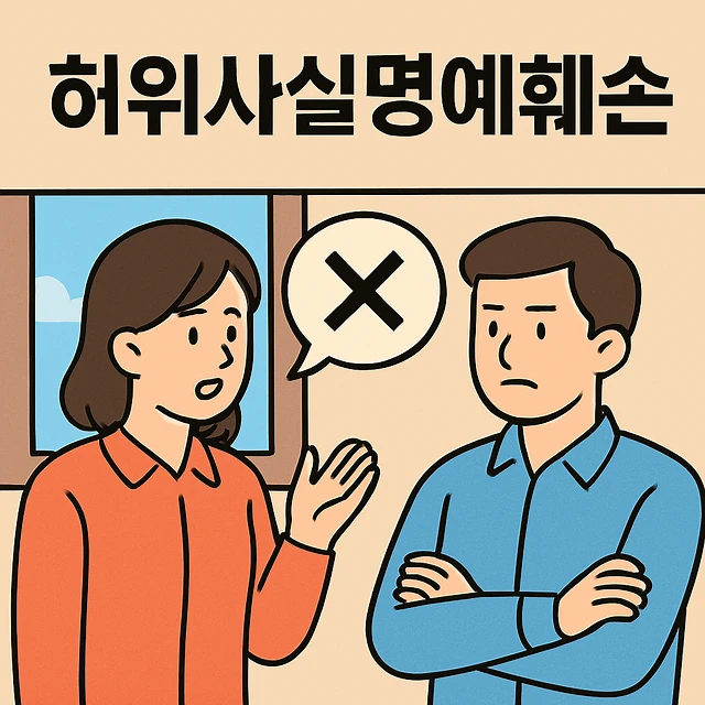 허위사실명예훼손