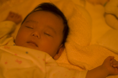 자고 있는 아기