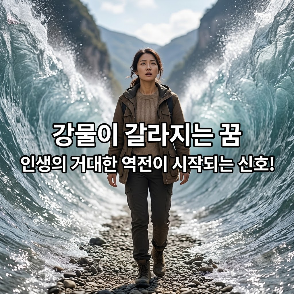 강물이 갈라지는 꿈