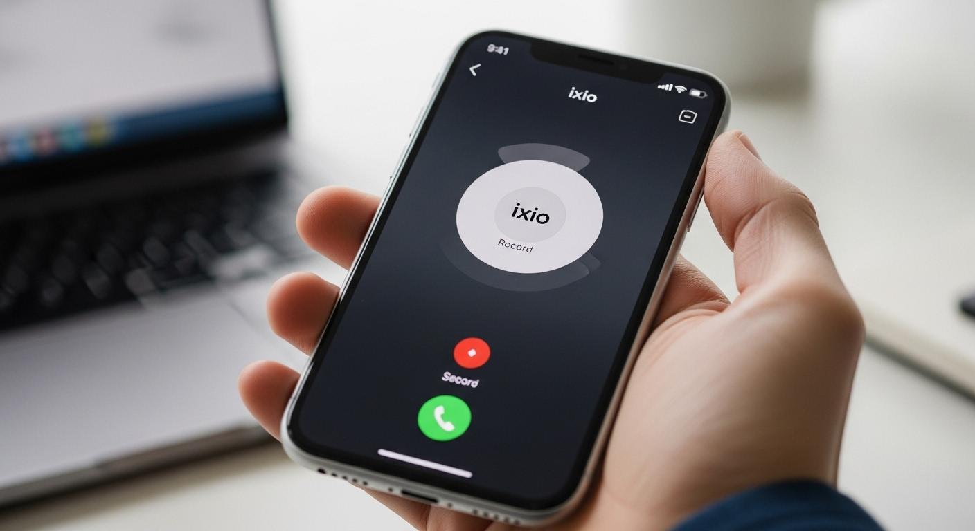 아이폰 통화녹음 익시오 저장